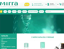 Tablet Screenshot of mirra-lux.sk